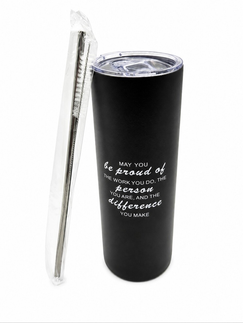 TUMBLER New! Inspirational 16oz Straw Included